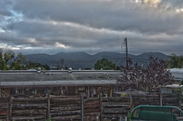 ugly fence and house